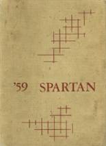 Sparta High School 1959 yearbook cover photo