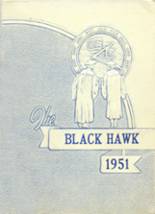 Bloomer High School 1951 yearbook cover photo