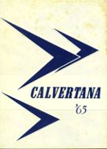 Calvert High School 1965 yearbook cover photo