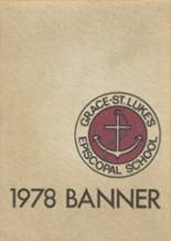 Grace-Saint Luke's Episcopal School 1978 yearbook cover photo