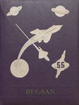 Belmont High School 1955 yearbook cover photo