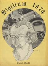 1974 St. Paul's High School Yearbook from Garden city, New York cover image