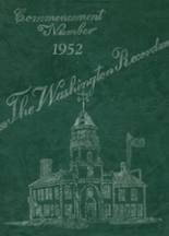 1952 Washington Academy Yearbook from East machias, Maine cover image