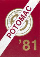 Potomac School 1981 yearbook cover photo