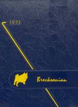 Breckenridge High School 1971 yearbook cover photo