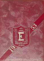 Edinboro High School 1953 yearbook cover photo