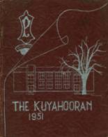 Poland High School 1951 yearbook cover photo