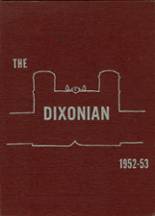 Dixon High School 1953 yearbook cover photo