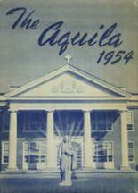 St. Agnes Academy 1954 yearbook cover photo