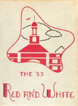 Iowa City High School 1953 yearbook cover photo