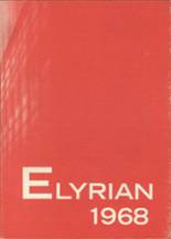 Elyria High School 1968 yearbook cover photo