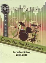 2010 Geraldine High School Yearbook from Geraldine, Montana cover image