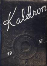 Millcreek High School 1951 yearbook cover photo