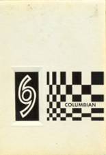 Columbus Catholic High School 1969 yearbook cover photo
