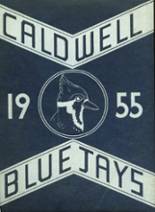 Caldwell High School 1955 yearbook cover photo