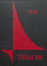 1971 Thomasville Academy Yearbook from Thomasville, Alabama cover image