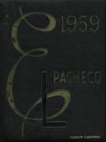 Los Banos High School 1959 yearbook cover photo