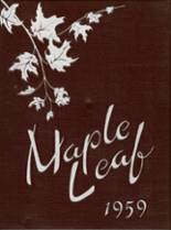 Maple Heights High School 1959 yearbook cover photo