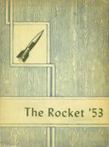 Roxboro High School 1953 yearbook cover photo