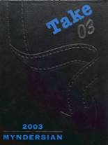 Mynderse Academy 2003 yearbook cover photo