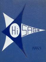 Madras High School 1963 yearbook cover photo