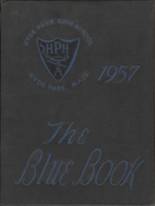 Hyde Park High School 1957 yearbook cover photo