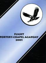 Porters Chapel Academy 2001 yearbook cover photo