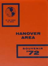 Hanover Area Junior-Senior High School 1972 yearbook cover photo