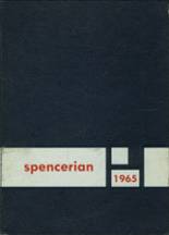 Spencer High School 1965 yearbook cover photo
