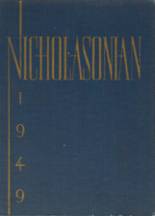 Nicholas County High School 1949 yearbook cover photo