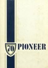 W.E. Boswell High School 1970 yearbook cover photo