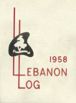 Mt. Lebanon High School 1958 yearbook cover photo