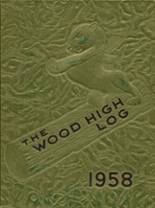 1958 Wood High School Yearbook from Indianapolis, Indiana cover image