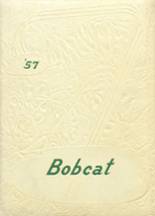Burley High School 1957 yearbook cover photo