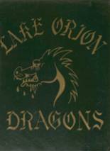 Lake Orion High School 1971 yearbook cover photo