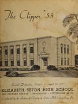 1953 Elizabeth Seton School Yearbook from Pittsburgh, Pennsylvania cover image