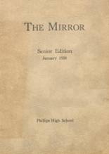 Phillips High School 1938 yearbook cover photo