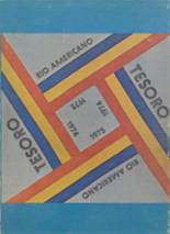 Rio Americano High School 1975 yearbook cover photo