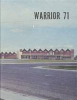 Worland High School 1971 yearbook cover photo