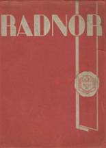 Radnor High School 1933 yearbook cover photo