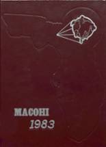 Madison County High School 1983 yearbook cover photo