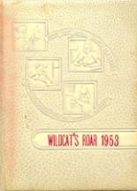 Warsaw High School 1953 yearbook cover photo