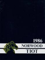 Norwood High School 1986 yearbook cover photo