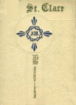 1956 St. Clare High School Yearbook from Woonsocket, Rhode Island cover image