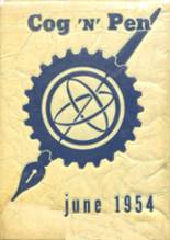 1954 Central High School Yearbook from Newark, New Jersey cover image