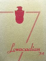 Lowville Academy 1954 yearbook cover photo