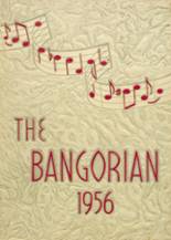 Bangor High School 1956 yearbook cover photo