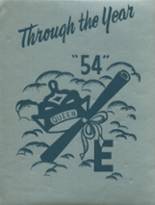 Evanston High School 1954 yearbook cover photo
