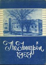 Elizabeth High School 1959 yearbook cover photo