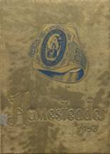 Homestead High School 1958 yearbook cover photo